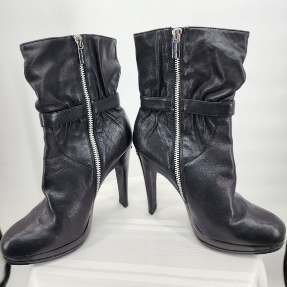 MICHAEL KORS Veronica Black Stiletto Booties Size 8 New - Picture 7 of 11